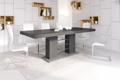Produktbild von Design Esstisch Tisch HE-111 Hochglanz ausziehbar 160 bis 260 cm
