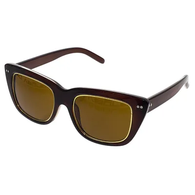 Image de OEM Lunettes de soleil carrées pour femmes, marron