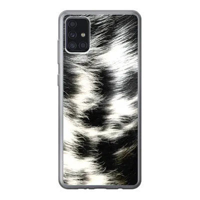 Produktbild von MuchoWow® Handyhülle Schutzhülle Hülle für Samsung Galaxy A52 5G Die Kuhhaut einer Langhornkuh Silikon Softcase Handy Hülle - Umschlag