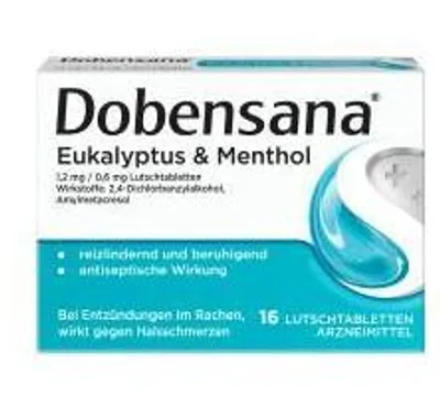 Image de Dobensana Eucalyptus & Menthol 1,2 mg/0,6 mg, solution buvable, 16 comprimés