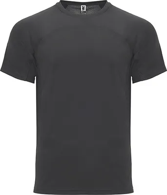 Immagine prodotto di Roly CA6401 | T-shirt Monaco da uomo, ad asciugatura rapida, traspirante - Colore: Piombo scuro 46 - Taglia: XL