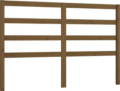 Produktbild von vidaXL Kopfteil Honigbraun 156x4x100 cm Massivholz Kiefer