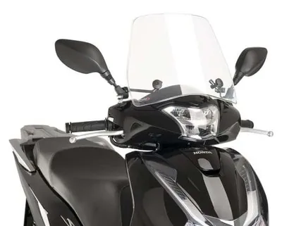 Produktbild von PUIG 9384W Rollerscheibe Trafic passend fuer HONDA SH 125i 4T E4 Transparent