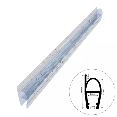 Zdjęcie produktu dla Uszczelka prysznicowa D13 6-7mm 190cm Uszczelka do drzwi prysznicowych Wymienna uszczelka do kabin prysznicowych
