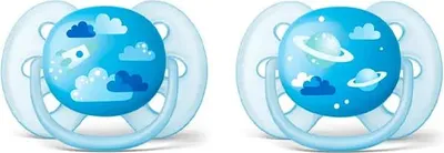 Image de Avent Ultra Soft Deco Schnuller für Mädchen, 6-18 Monate, 2U