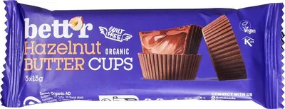 Productafbeelding van Bett'R Chocolatecups Hazelnut (39 gr)