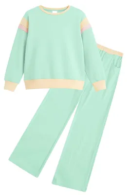 Image de Ensembles pour filles, collection automne, 2 pièces, motifs colorés, tailles 3-12 ans
