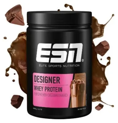 Produktbild von ESN Designer Whey 908g Dose - Milk Chocolate