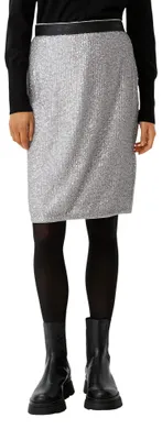 Produktbild von COMMA Chiffon-Rock mit Pailletten