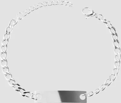 Produktbild von Akzent Panzerketten-Armband aus Edelstahl in Edelstahl Silber Plattiert