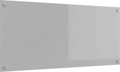 Immagine prodotto di vidaXL Alzatina per cucina grigio chiaro 110 x 50 cm Vetro temperato
