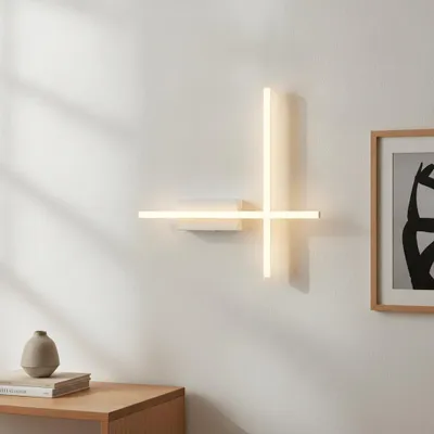Productafbeelding van Wandlamp Quam wit, AI-gegenereerde afbeelding