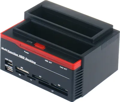 Produktbild von SATA HDD Docking Station HUB 2.5/3.5 "SATA IDE HDD Docking Station USB 2.0-Klon