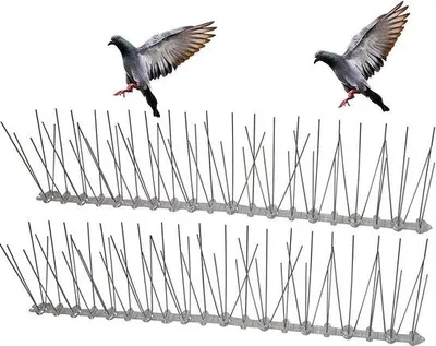 Produktbild von Vogelschutzspikes Edelstahl vorinstalliert