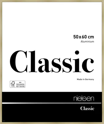 Produktbild von nielsen Aluminium Bilderrahmen Classic, 50x60 cm, Gold Matt