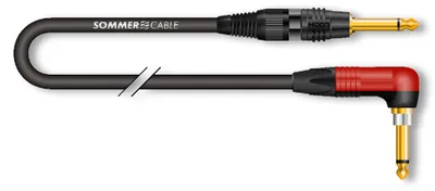 Produktbild von Instrumentenkabel SC-Spirit LLX, 1 x 0.38 mm² | Klinke / Klinke, HICON | 3,00m | schwarz