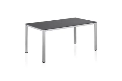 Produktbild von KETTLER Cubic Dining-Tisch 160x90 cm silber/anthrazit, Aluminium/Kettalux