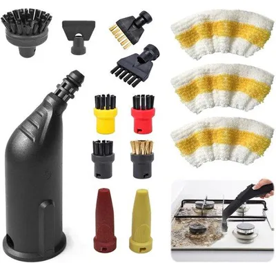 Immagine prodotto di Set di accessori per spazzole in acciaio, nylon, testa sferica, set da 5 pezzi