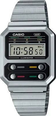 Produktbild von Casio Digitaluhr Armbanduhr Vintage A100WE-1AEF