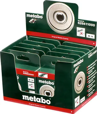 Immagine prodotto di Metabo 10 Dado a serraggio rapido M 14 / Display, 626411000