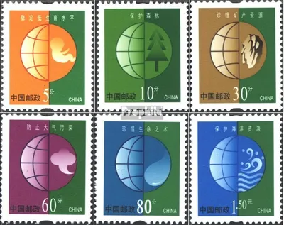 Produktbild von Briefmarken Volksrepublik China 2002 Mi 3316-3321 (kompl.Ausg.) FDC Freimarken: Umweltschutz