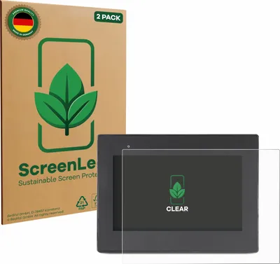 Produktbild von 2x ScreenLeaf Schutzfolie für Weintek cMT2078x nachhaltiger Displayschutz Display Schutz Folie Klar Transparent