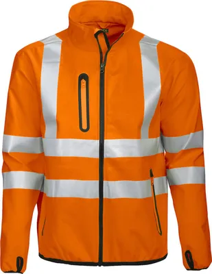 Produktbild von Projob 6412 SOFTSHELL JACKE EN ISO 20471 KLASSE 3