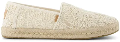 Produktbild von Toms Alpargata Rope 2.0 Damen Espadrille aus Häkelspitze Natural Crochet Lace, 10021941