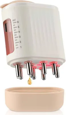 Produktbild von Massagegerät Elektrischer Kopfhaut-Massagekamm mit rotem Licht und EMS-Mikrostrom