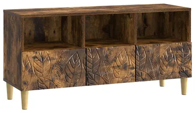 Immagine prodotto di vidaXL - Mobile TV in legno impiallacciato effetto noce, 102 x 34,5 x 50 cm