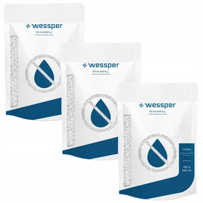 Produktbild von Wessper P3 HUMIFILL Einweg-Luftentfeuchter Starkes Granulat 150g