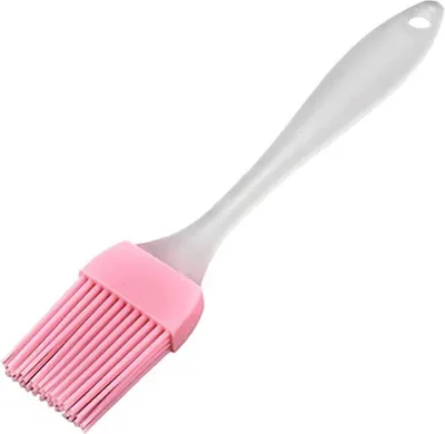 Image de Pinceau de pâtisserie - Pinceau de cuisine - Pinceau en silicone - 15 cm - Rose - Petit pinceau - Pinceau - Ustensiles de cuisine - Pinceau de pâtisserie