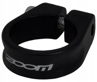 Obrázek produktu pro Objímka sedlovky Zoom AT-83-28,6 černá matná 28,6 mm