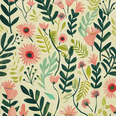 Image de OUTDOOR DECOSTOFFS OXFORD - Motif printemps I DX7530