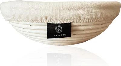 Produktbild von Gärkorb zum Brotbacken Brotbackform Gärkorb rund oder oval aus Rattan / Peddigrohr, Größe:rund 25 cm (ca. 1kg Brotteig)