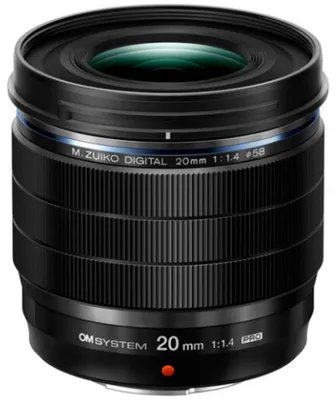Zdjęcie produktu dla Obiektyw OM System M.Zuiko Digital ED 20 mm f/1,4 Pro