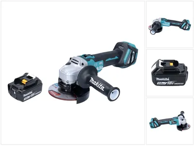 Produktbild von Makita DGA 513 F1 Akku Winkelschleifer 18 V 125 mm Brushless + 1x Akku 3,0 Ah - ohne Ladegerät