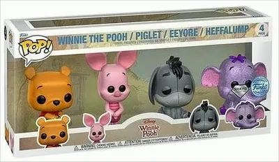 Produktbild von FUNKO POP! - Disney - Winnie The Pooh Piglet Eeyore Heffalump #4er Pack Special Editon