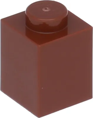 Produktbild von LEGO: 100x Stein 1x1 in 'Reddish Brown'