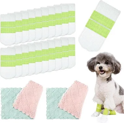 Image de Boucles de protection pour chiens, étanches, lot de 20, double boucle, noir