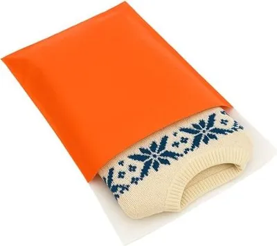 Obrázok produktu pre Poštové obálky z fólie 320 x 450 mm ORANŽOVÉ 50 kusov