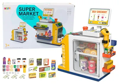 Produktbild von Supermarkt-Kassenscanner-Lichter- und Sound-Set