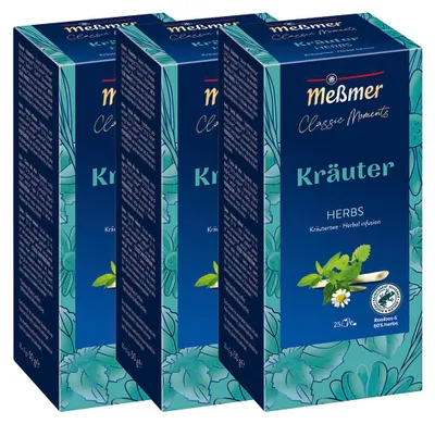 Zdjęcie produktu dla Meßmer ProfiLine herbata ziołowa mieszanka mocnych ziół 3 opakowania