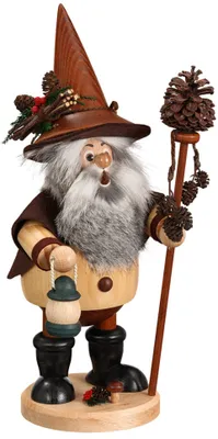 Produktbild von Räuchermännchen Waldwichtel exclusiv 25 cm, Typ:Zapfensammler natur