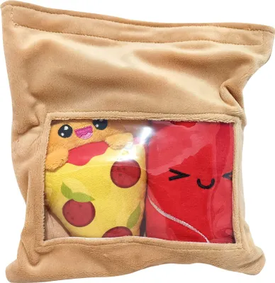 Produktbild von Joy Toy Yummis Together Plüschfiguren 2er-pack Pizza & Cola in Take Away Bag 21 cm
