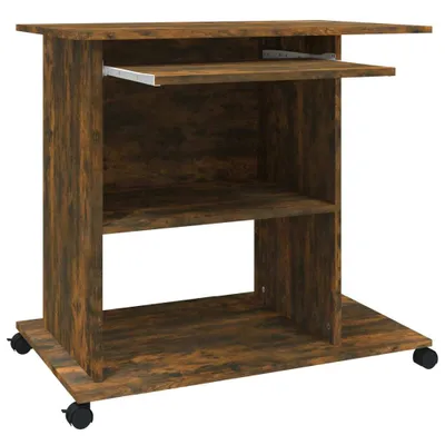 Produktbild von Schreibtisch Räuchereiche 80x50x75 cm Holzwerkstoff