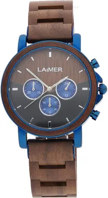 Produktbild von LAiMER Herren Uhr 0138 Ivo Nussholz Chronograph
