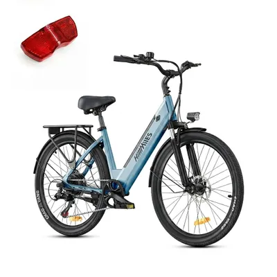 Produktbild von HillMiles E Bike, City E-Bike & E-Hollandrad mit 36V 13Ah Akku bis zu 80-100km, SHIMANO 7-Gang, 250W Motor&25km/h, MileCity1