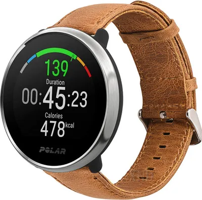 Produktbild von Strap-it Polar Ignite Armband Leder (Braun)