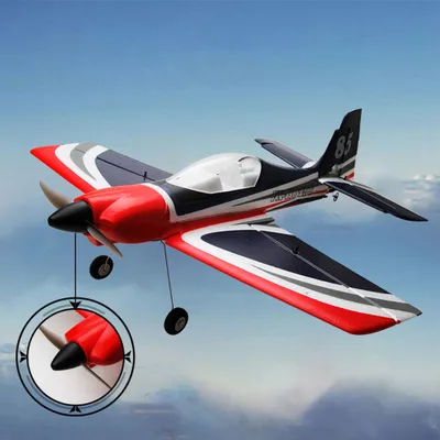 Obrázok produktu pre Flybear FX9706 RC lietadlo s rozpätím krídel 550 mm - 2,4 GHz, 4 kanály, vstavaný gyroskop, prepínanie 3D/6G, RTF verzia! (1 batéria)